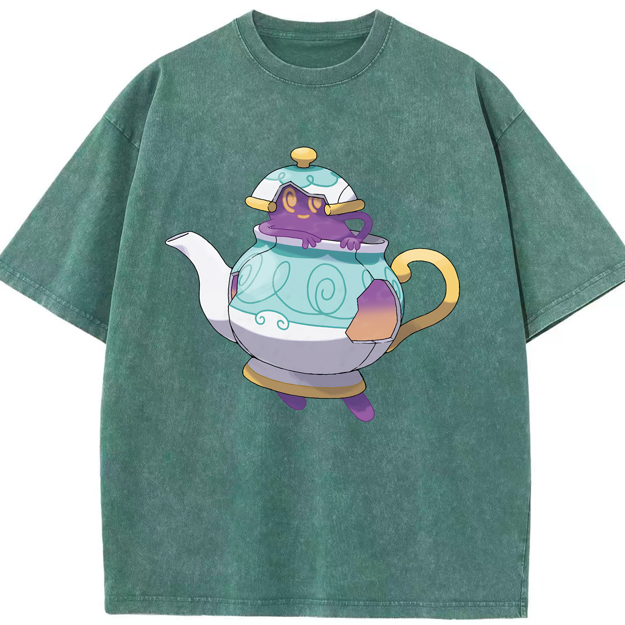 （画像用） ポケットモンスター Pokémon 綿100% ヴィンテージ風 半袖Tシャツ（フロントプリント）